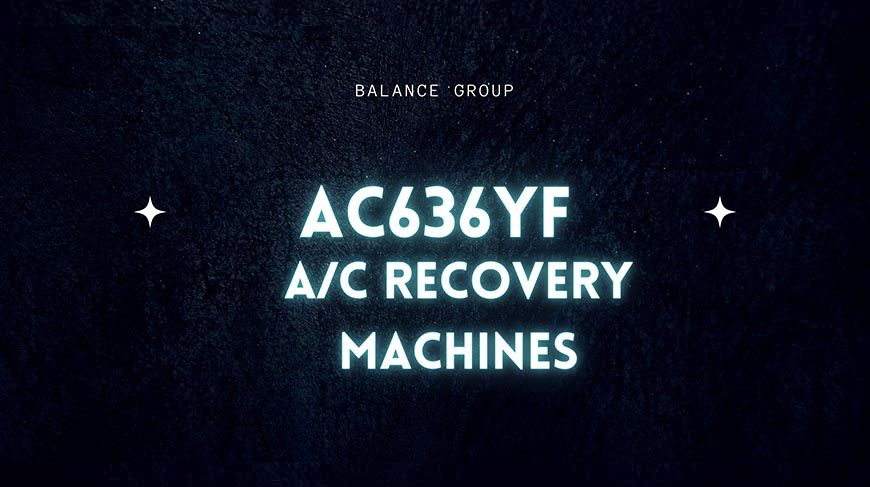 AC636YF A/C Recovery Machines