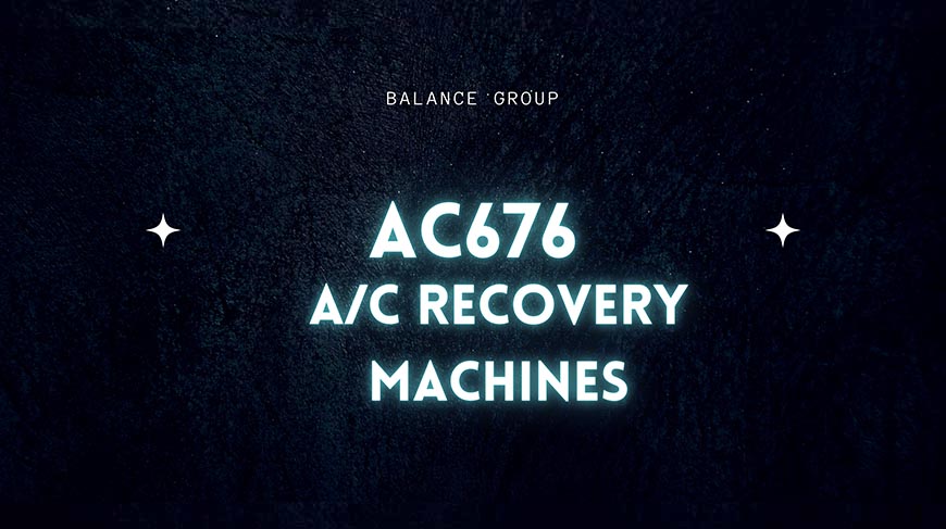 AC676 A/C Recovery Machines