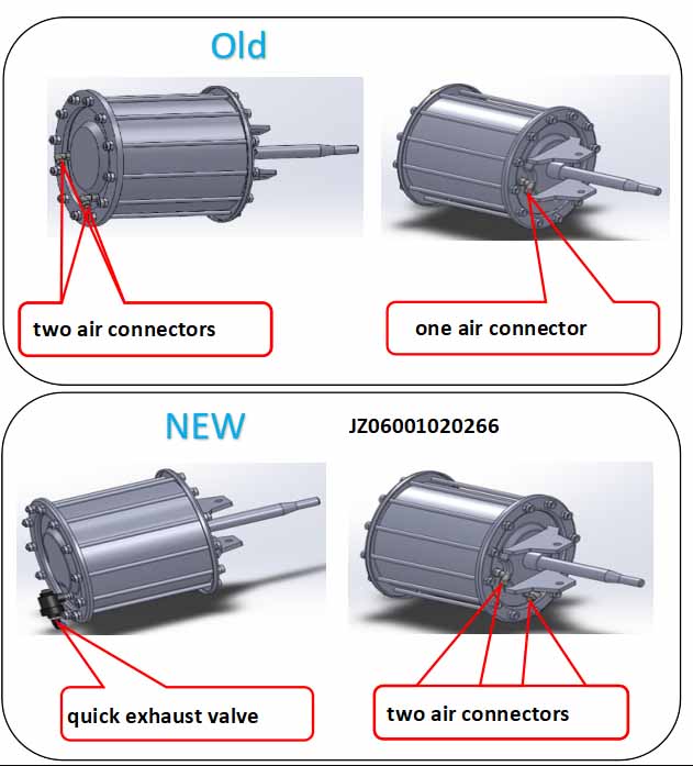 PCT23002 Change Notice of the D200 Bead Breaker Cylinder
