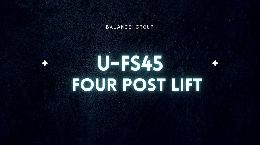 u-fs45 4 post car lift